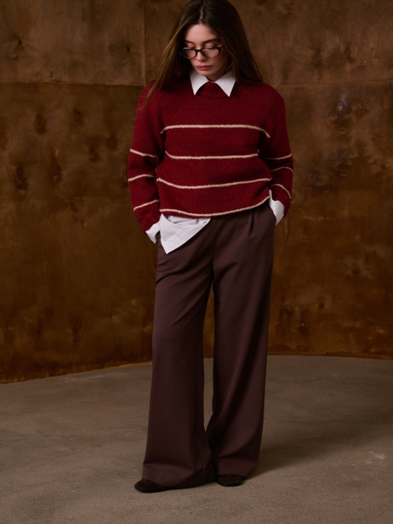 Джемпер TrikoBakh модель 2809-marsala-shampanx Фото