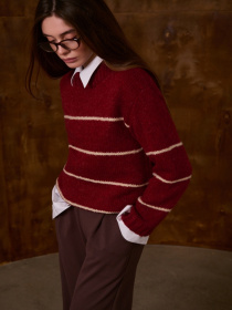 Джемпер TrikoBakh модель 2809-marsala-shampanx Фото