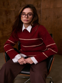 Джемпер TrikoBakh модель 2809-marsala-shampanx Фото