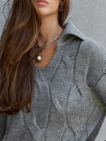 Светр TrikoBakh модель 2718-srij Фото