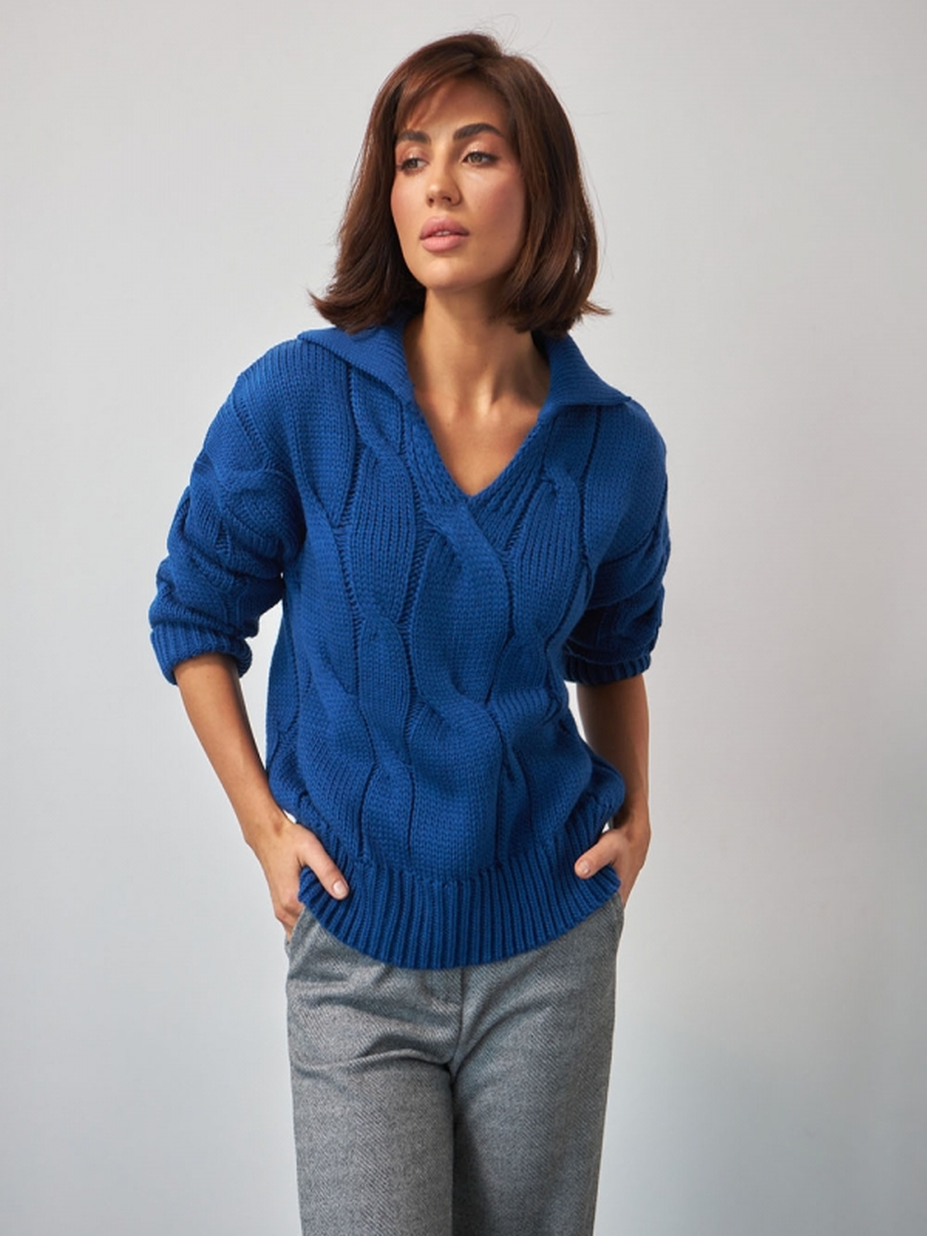 Свитер TrikoBakh модель 2718-sinj Фото