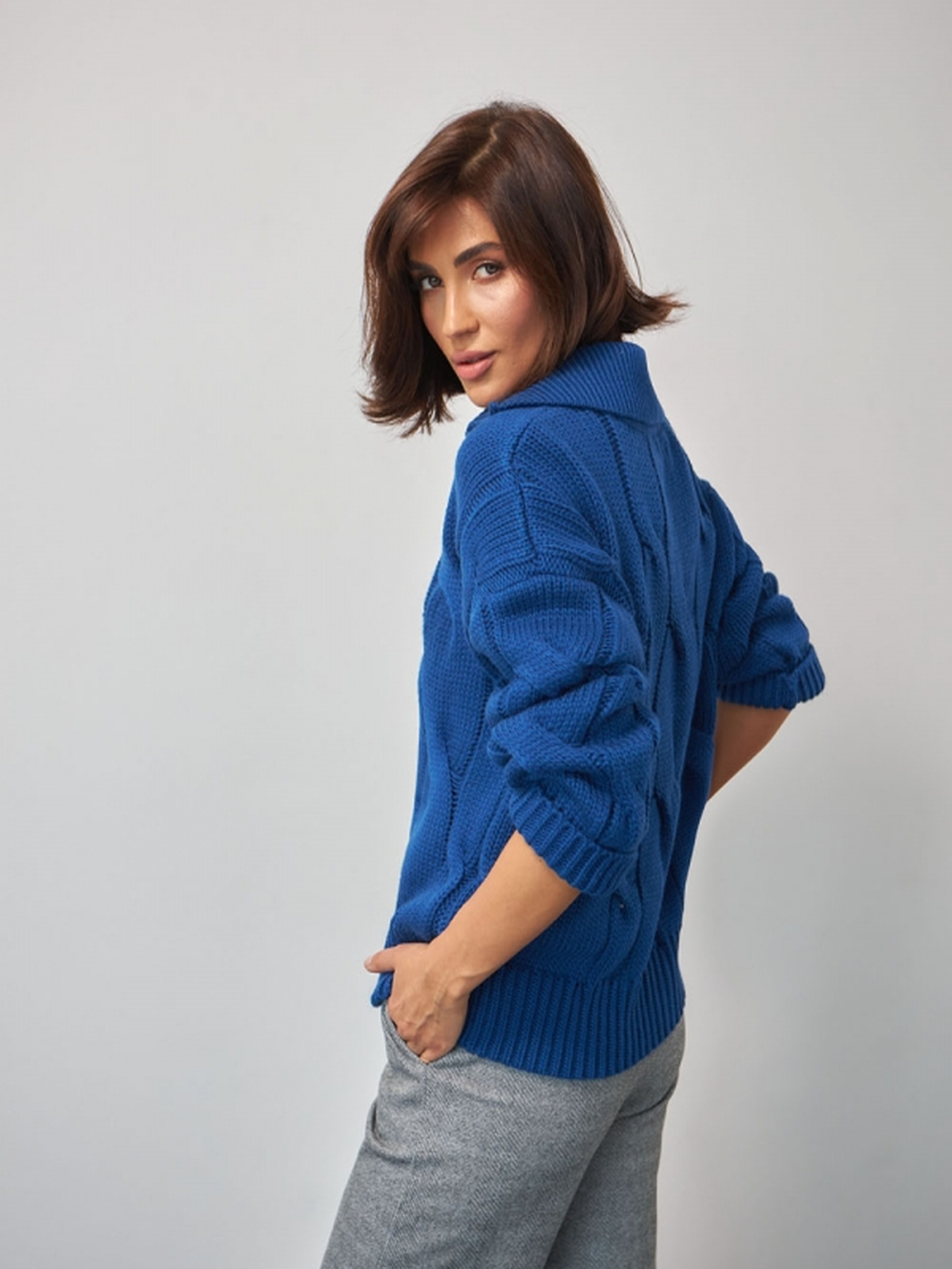 Свитер TrikoBakh модель 2718-sinj Фото