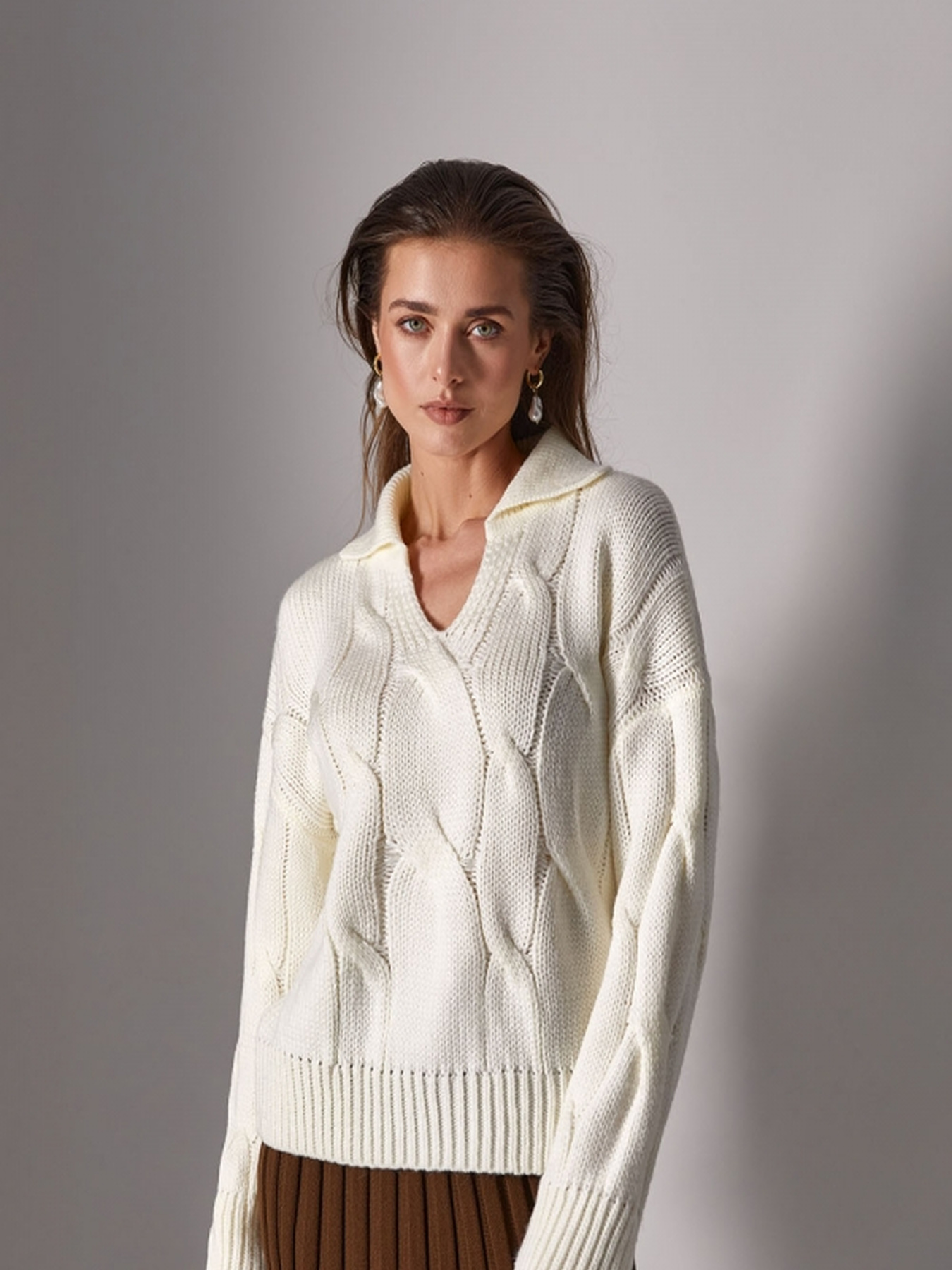 Светр TrikoBakh модель 2718-moloko Фото