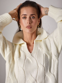 Свитер TrikoBakh модель 2718-moloko Фото