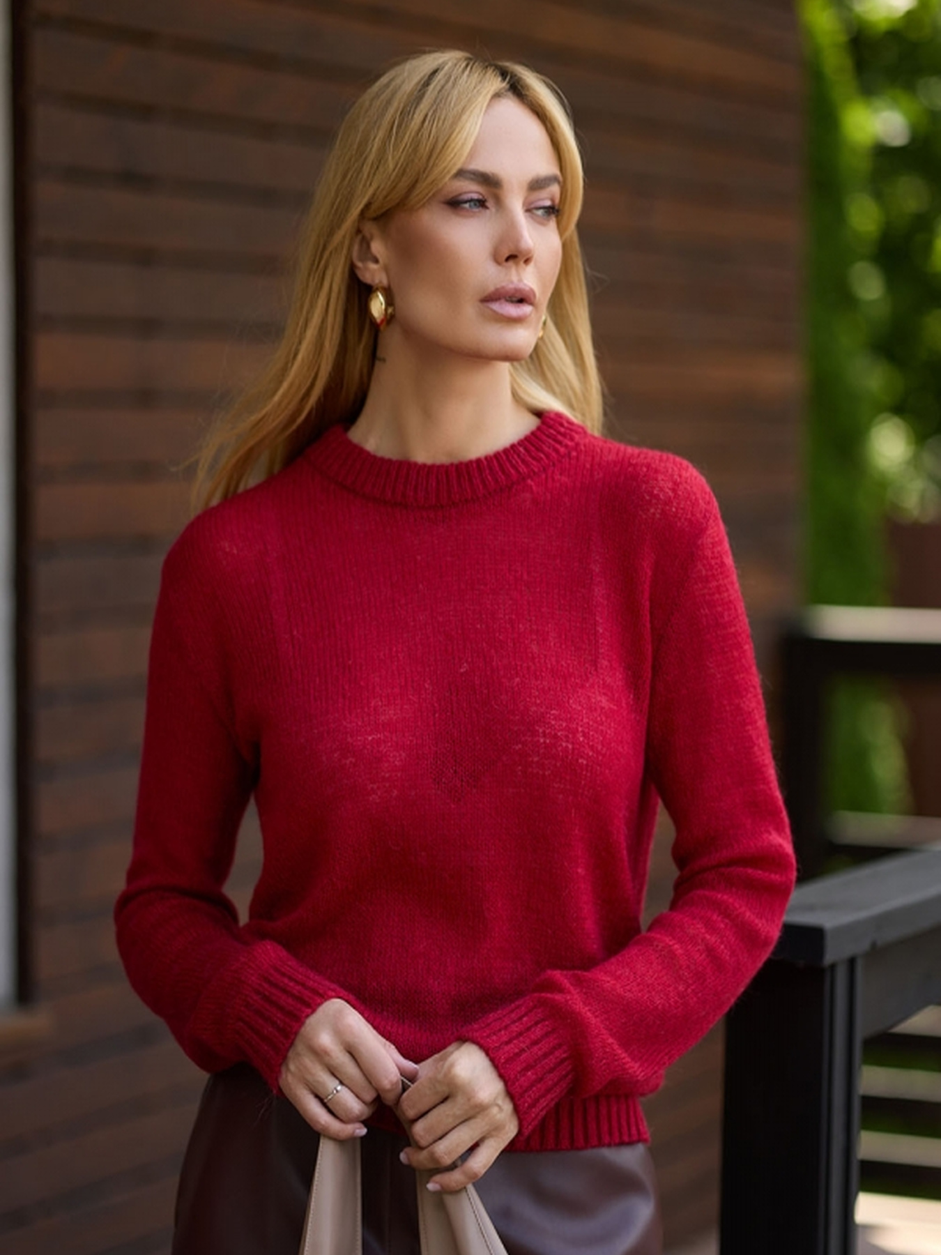 Джемпер TrikoBakh модель 2762-chervonij Фото