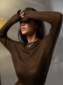 Джемпер TrikoBakh модель 2762-shokoladnij Фото