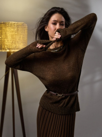 Джемпер TrikoBakh модель 2762-shokoladnij Фото