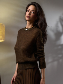 Джемпер TrikoBakh модель 2762-shokoladnij Фото