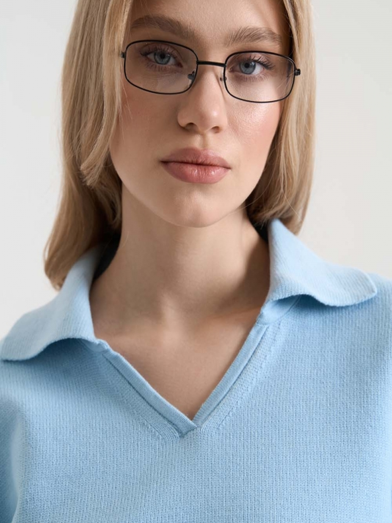 Джемпер TrikoBakh модель 2825-nebesnij Джемпер TrikoBakh модель 2825-nebesnij Фото