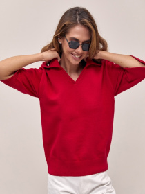 Джемпер TrikoBakh модель 2825-marsala Фото