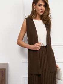 Жилет TrikoBakh модель 2819-shokoladnij Фото