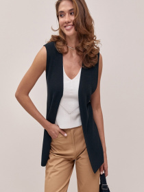 Жилет TrikoBakh модель 2819-chornij Фото