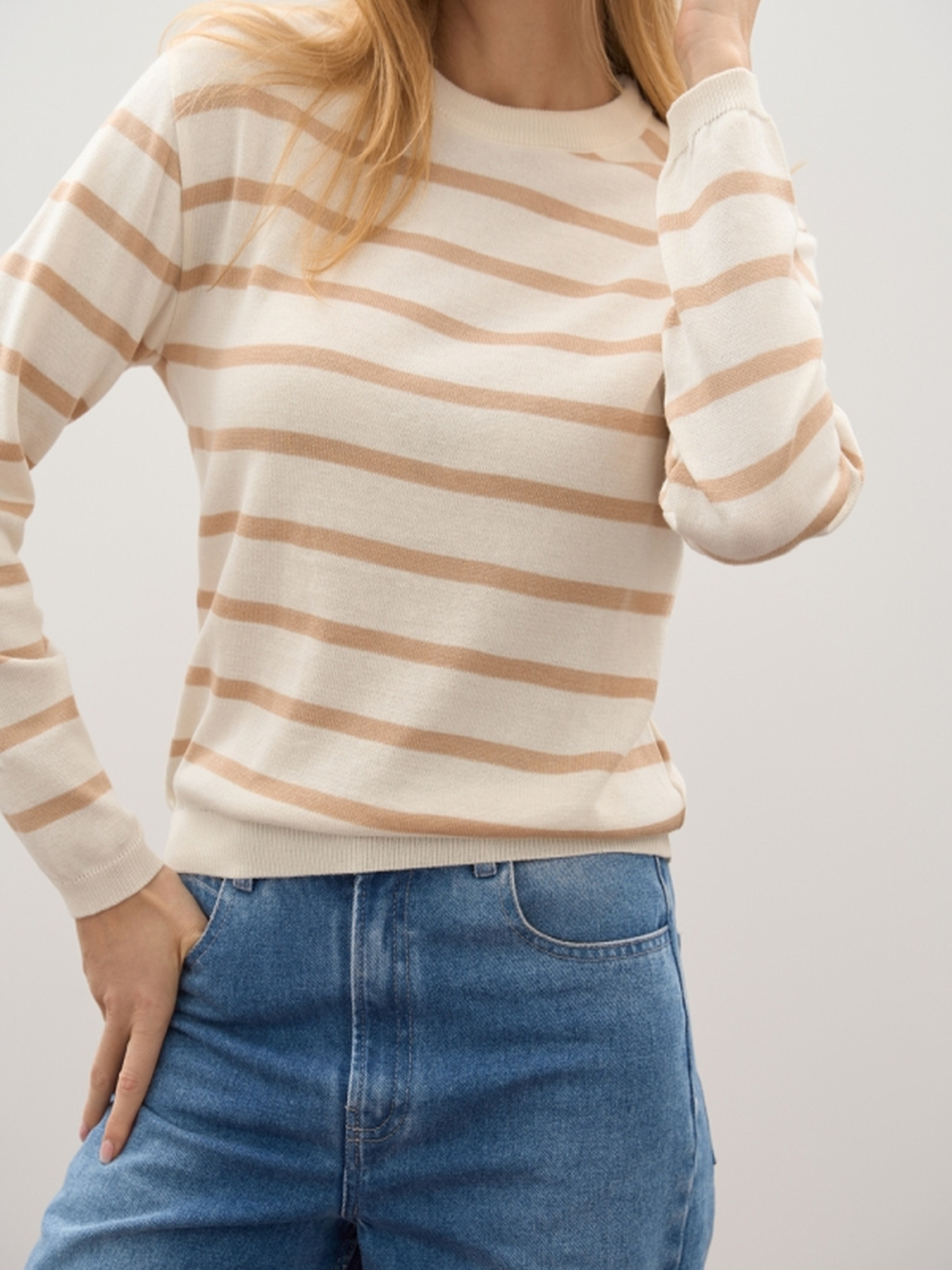 Джемпер TrikoBakh модель 2800-ajvor-migdalxnij Фото