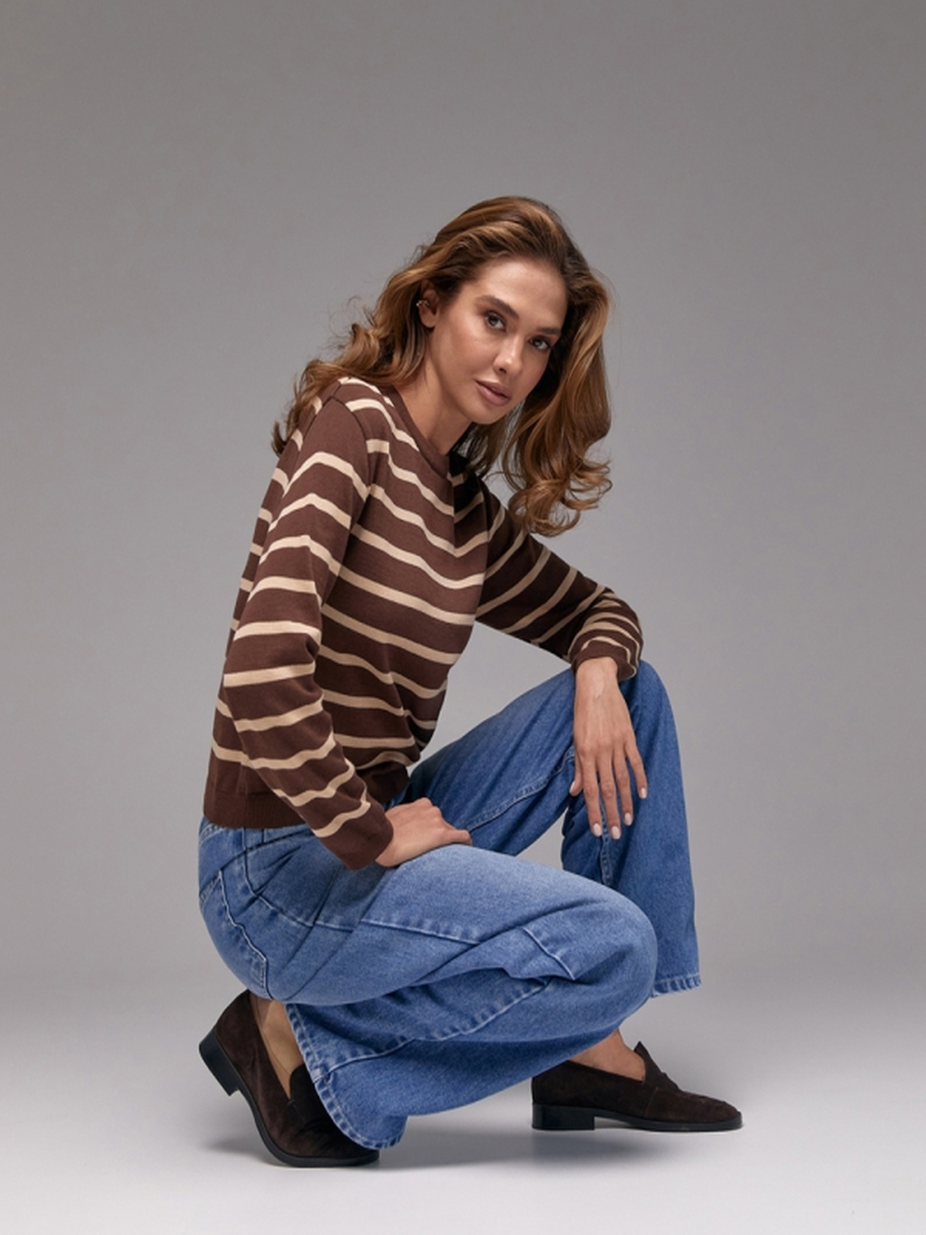 Джемпер TrikoBakh модель 2800-shokoladno-migdalxnij Фото