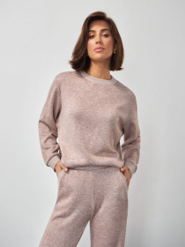 Повседневный костюм TrikoBakh модель 3006-bezhevo-rozhevij Фото