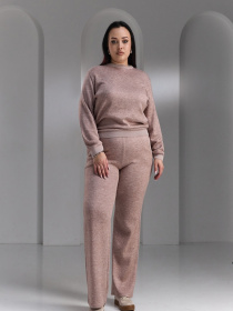 Повседневный костюм TrikoBakh модель 3006-bezhevo-rozhevij Фото