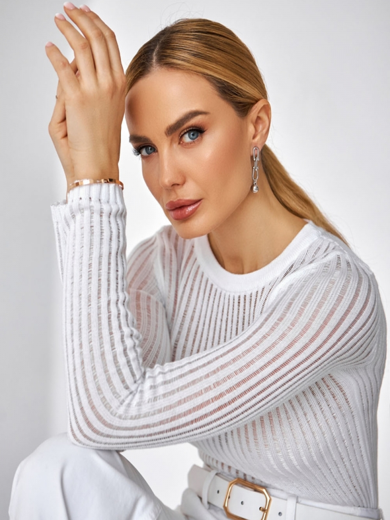 Лонгслів TrikoBakh модель 2491-blij Фото