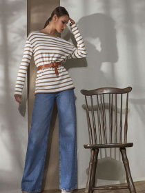 Лонгслів TrikoBakh модель 2472-bezhevo-blij Фото