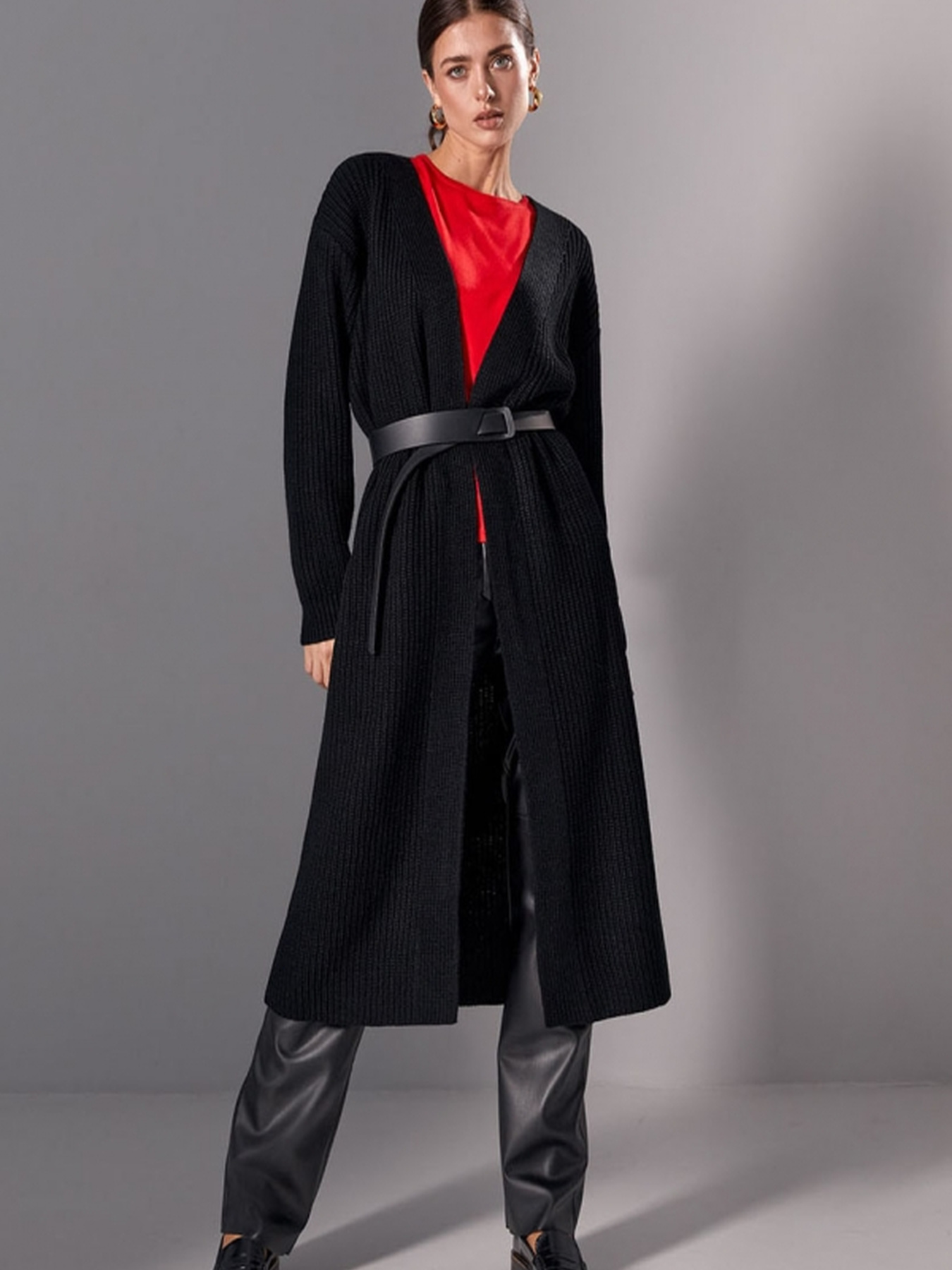 Кардиган TrikoBakh модель 2494-chornij Фото