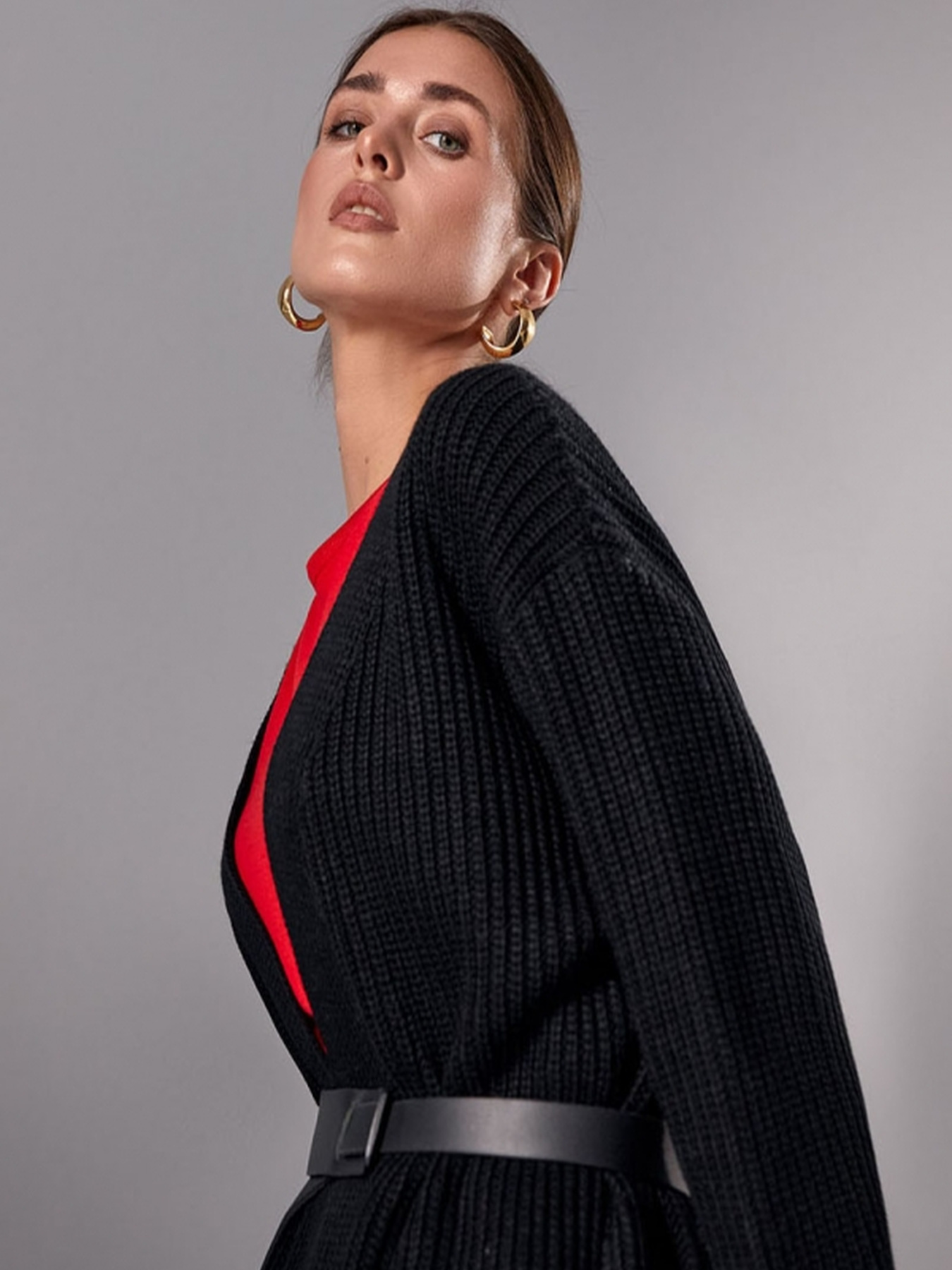 Кардиган TrikoBakh модель 2494-chornij Фото