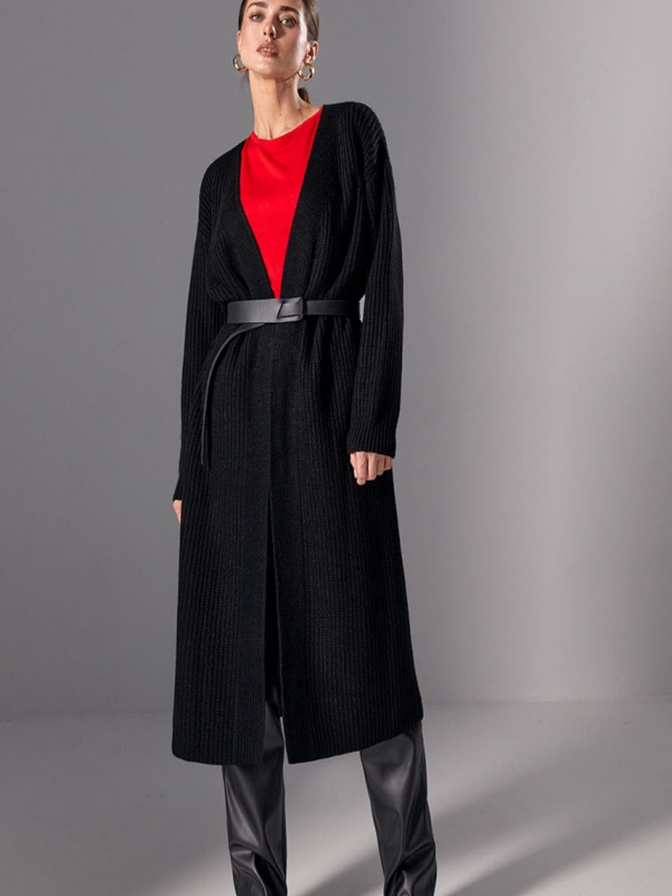 Кардиган TrikoBakh модель 2494-chornij Фото