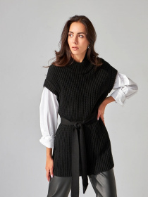 Жилет TrikoBakh модель 2448-chornij Фото