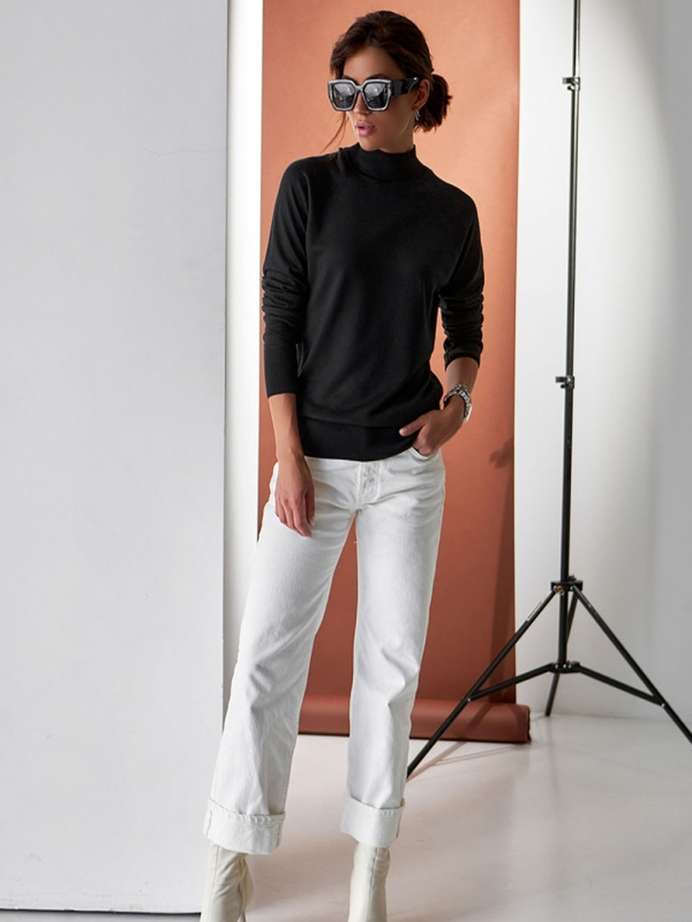 Водолазка TrikoBakh модель 2441-chornij Фото