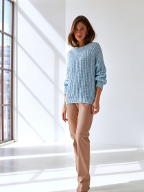 Джемпер TrikoBakh модель 2543-blakitnij Джемпер TrikoBakh модель 2543-blakitnij Фото