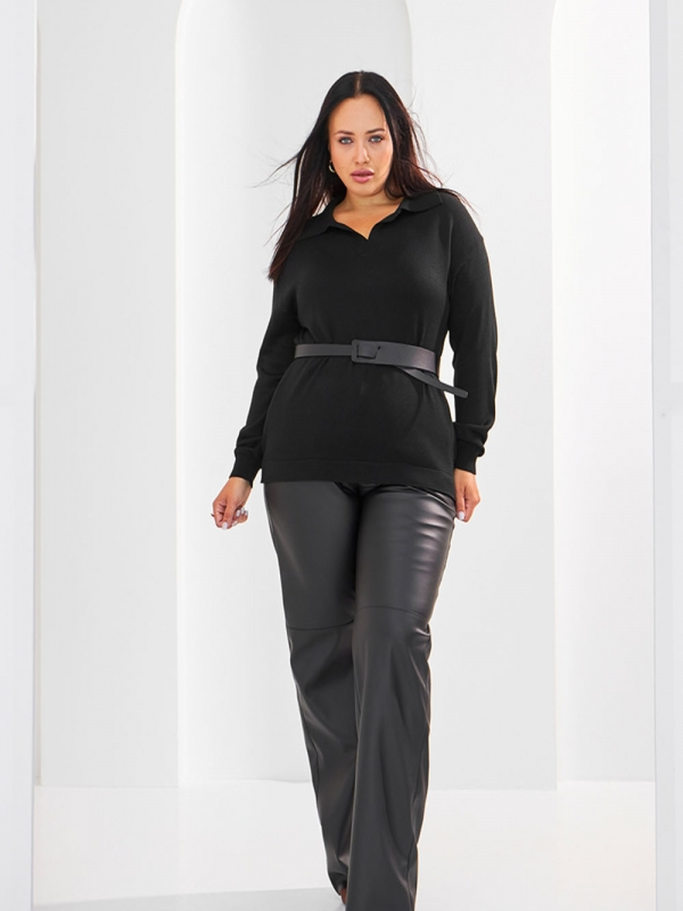 Свитер TrikoBakh модель 2540-chornij Фото