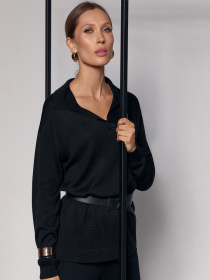 Свитер TrikoBakh модель 2540-chornij Фото