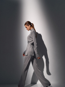 Светр TrikoBakh модель 2706-stalevij Фото