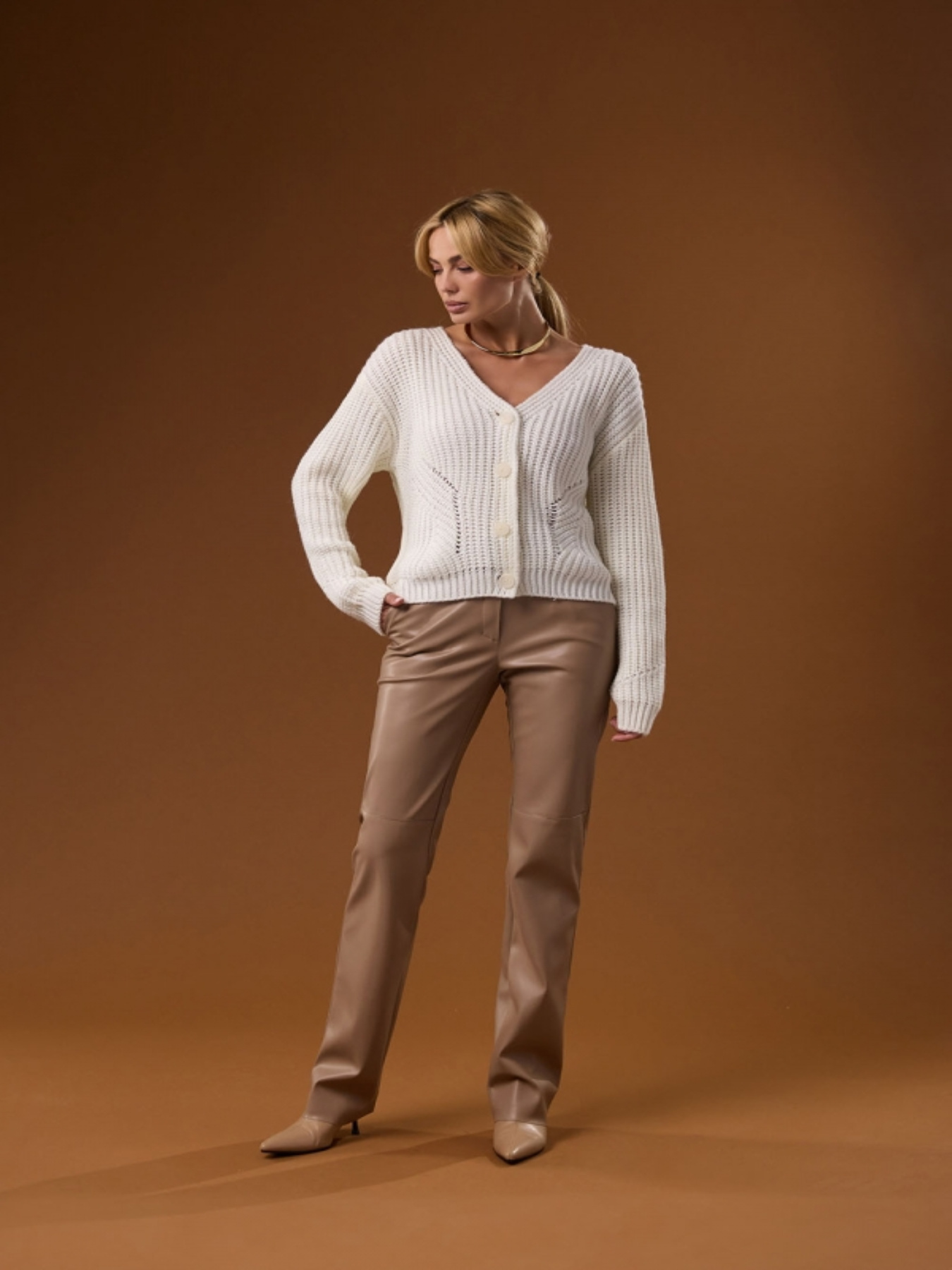 Кардиган TrikoBakh модель 2539-moloko Фото