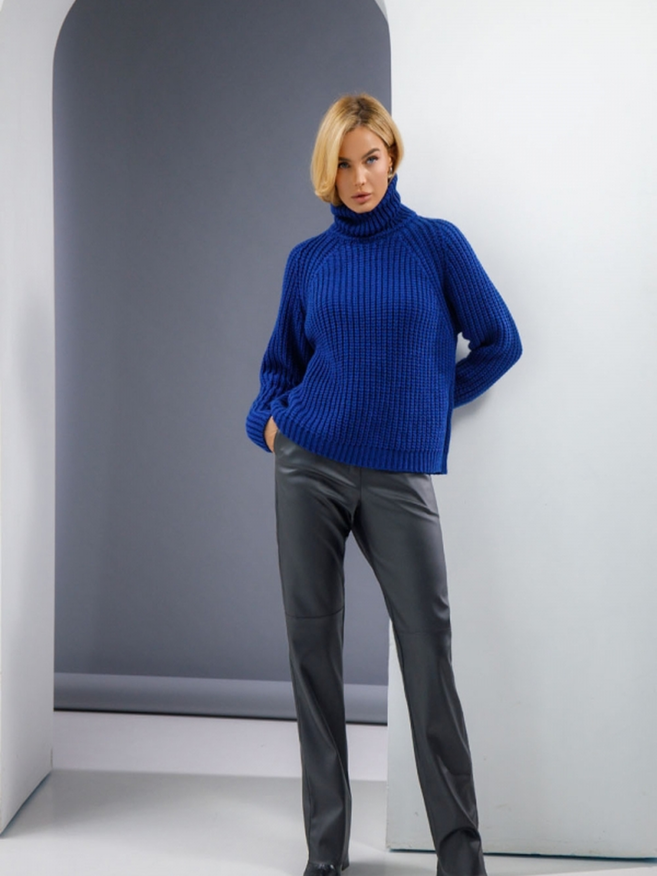 Светр TrikoBakh модель 2708-sinj Фото