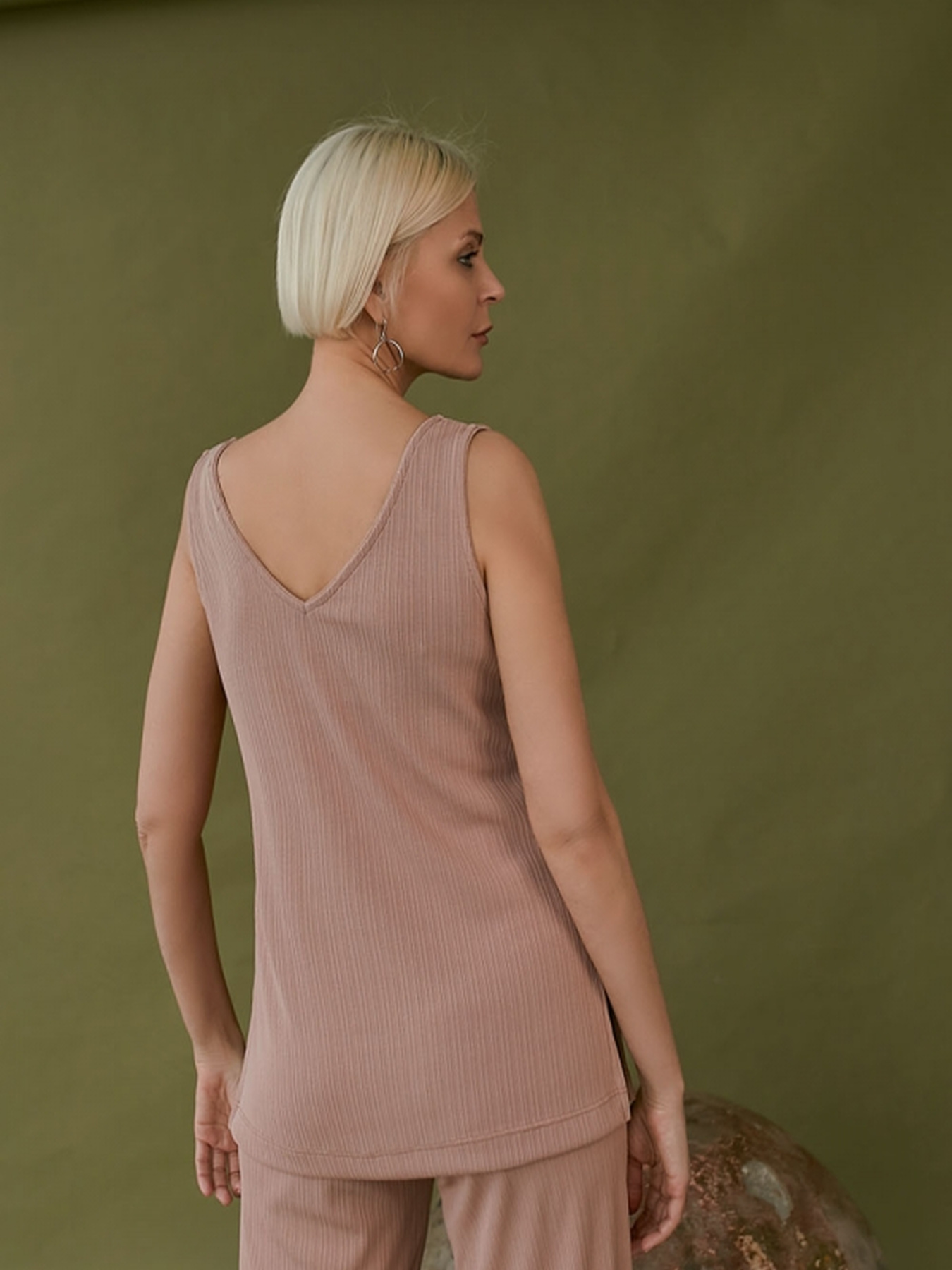 Майка TrikoBakh Модель 1785-bezhevij Фото