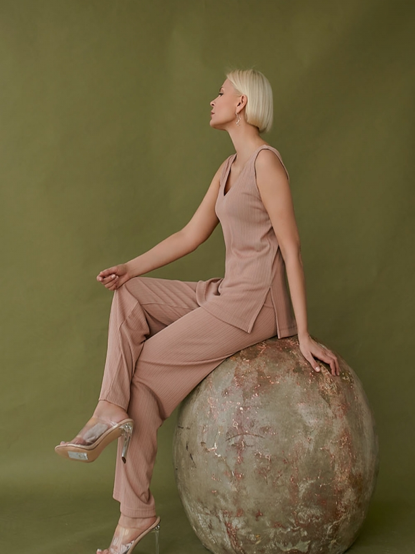 Майка TrikoBakh модель 1785-bezhevij Фото