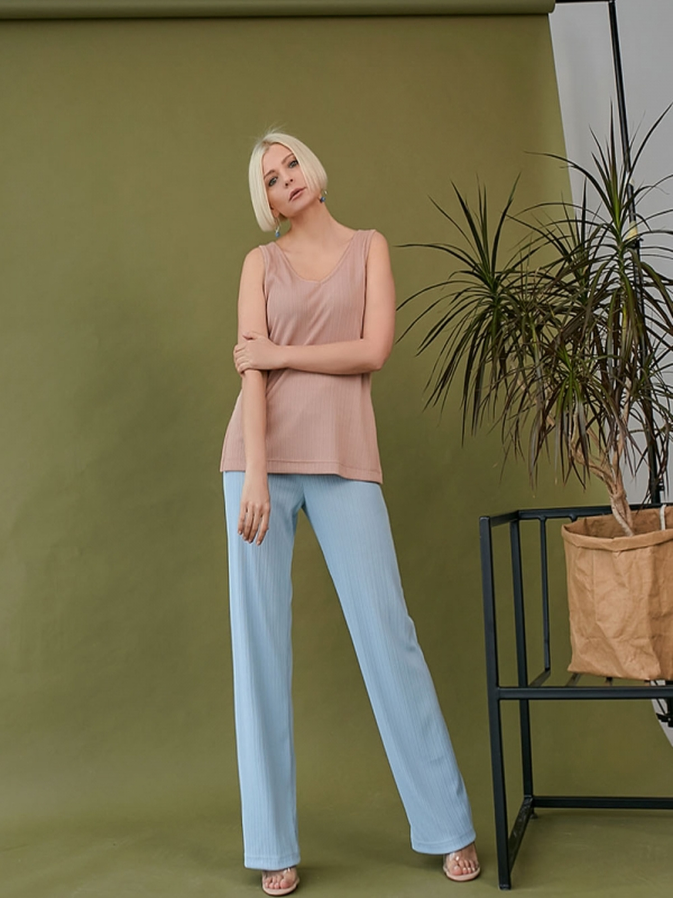 Майка TrikoBakh модель 1785-bezhevij Фото