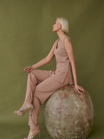 Майка TrikoBakh модель 1785-bezhevij Фото