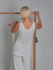 Майка TrikoBakh модель 1785-molochnij Майка TrikoBakh модель 1785-molochnij Фото