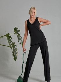 Майка TrikoBakh Модель 1785-chornij Фото