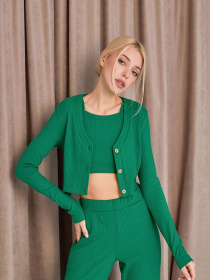 Повседневный костюм TrikoBakh модель 1782-zelenij Фото