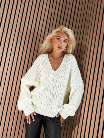 Джемпер TrikoBakh модель 1619-molochnij Фото