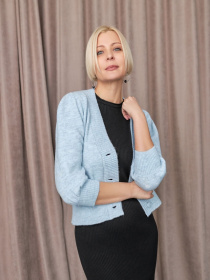 Кардиган TrikoBakh модель 2067-blakitnij Фото
