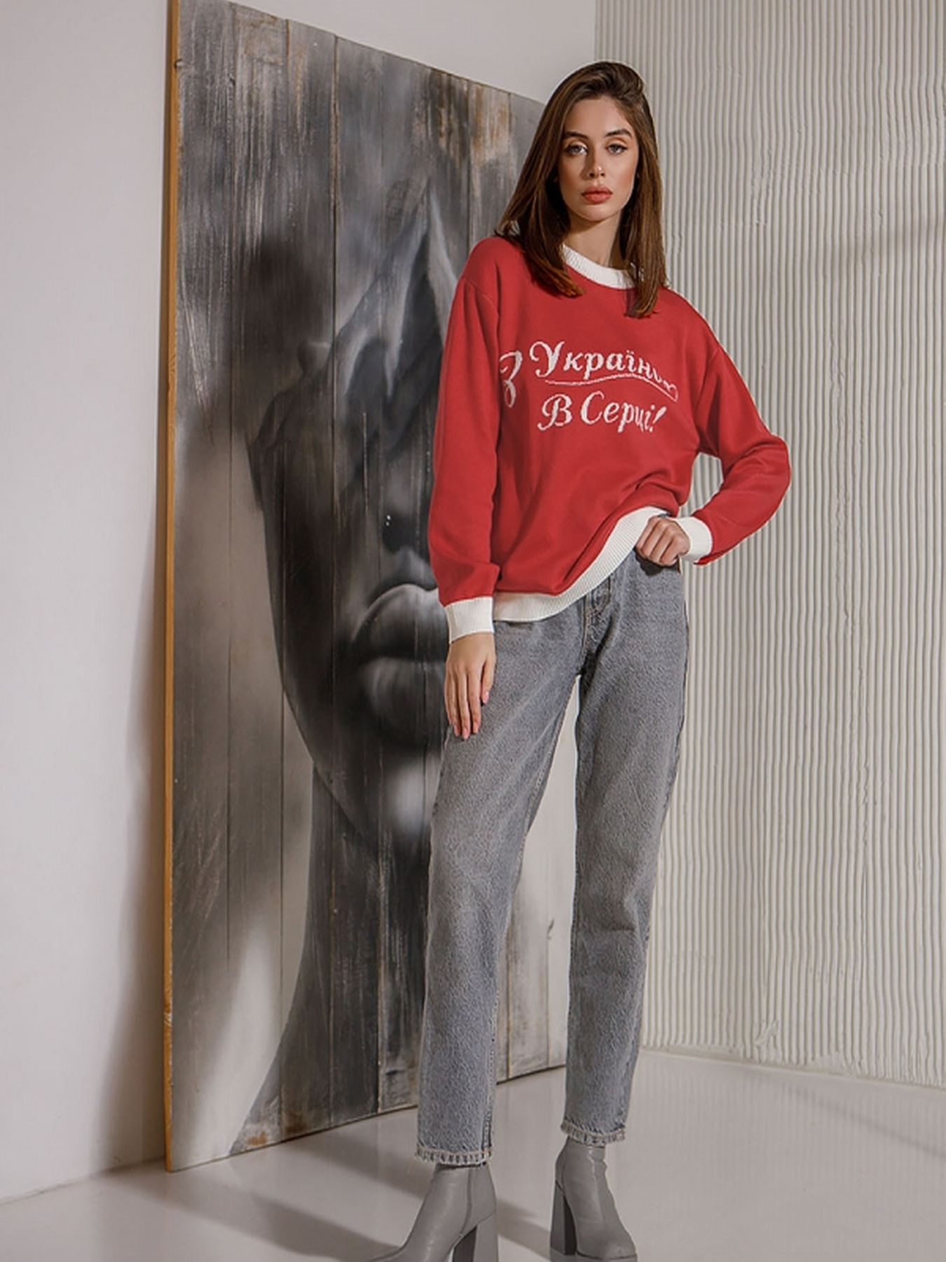 Джемпер TrikoBakh модель 2427-chervonij Фото