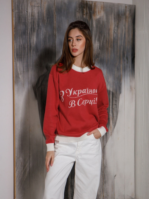 Джемпер TrikoBakh модель 2427-chervonij Фото