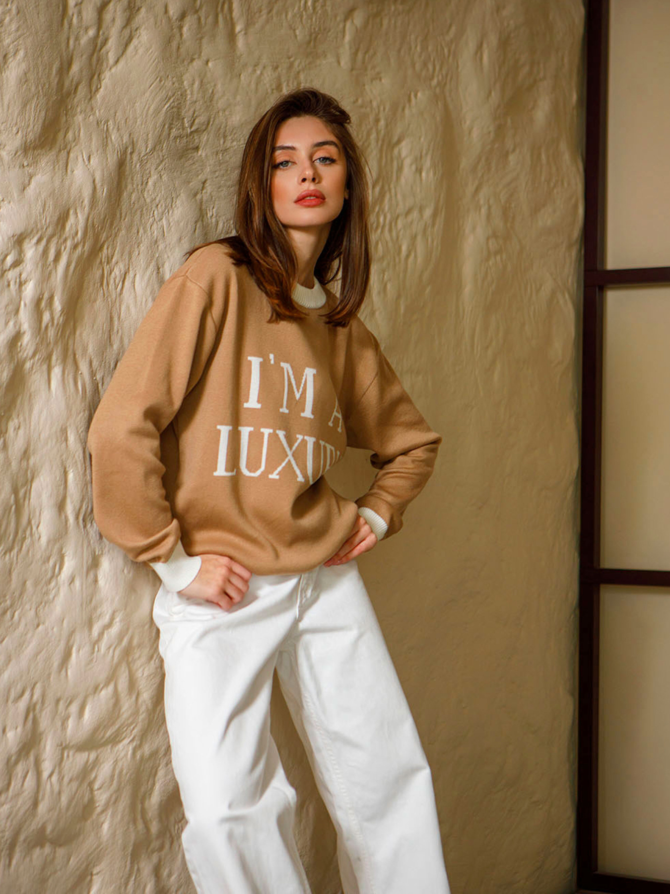 Джемпер TrikoBakh модель 2440-bezhevij Фото