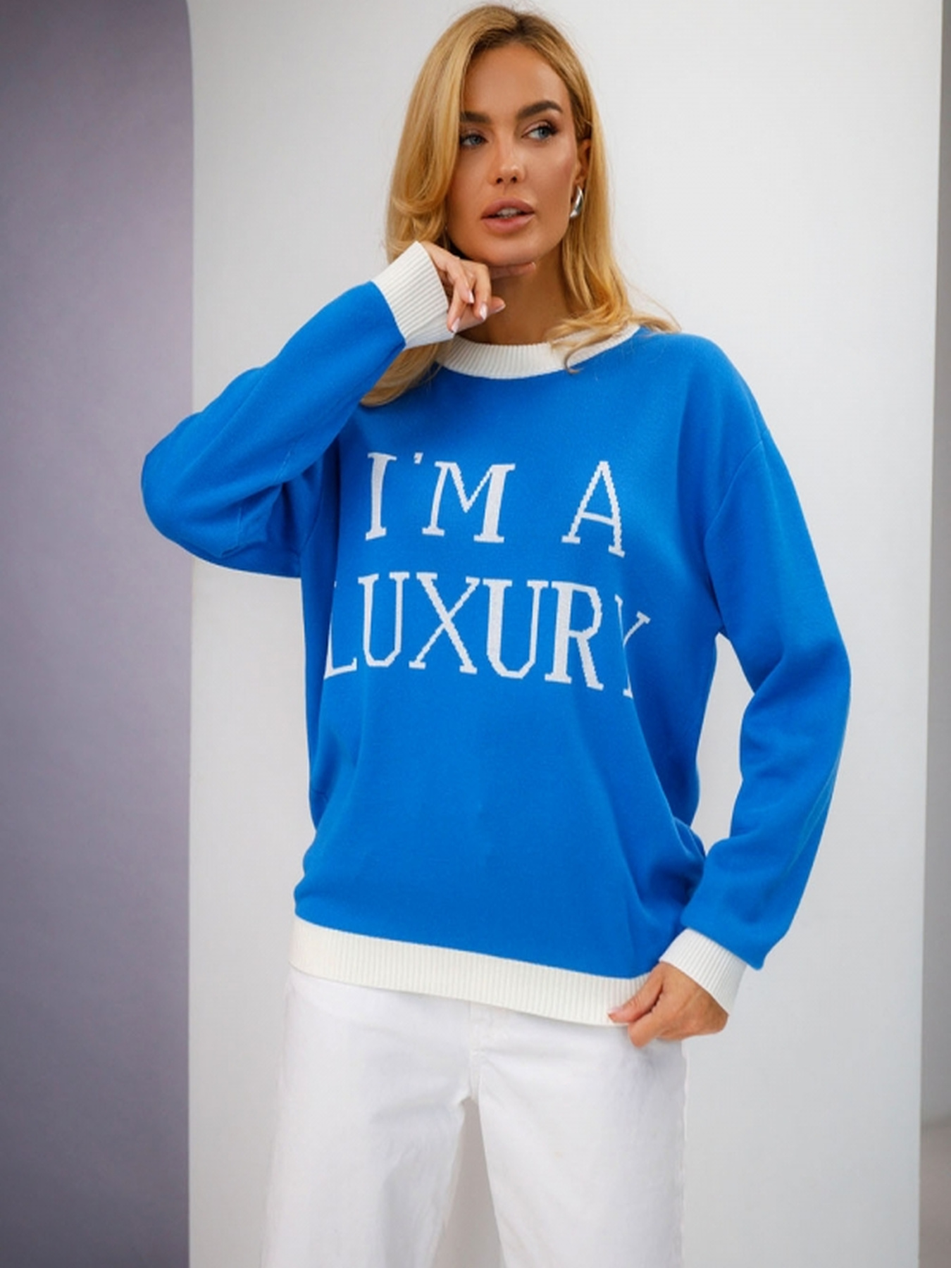 Джемпер TrikoBakh модель 2440-sinj Фото