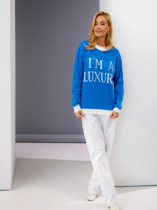 Джемпер TrikoBakh модель 2440-sinj Фото