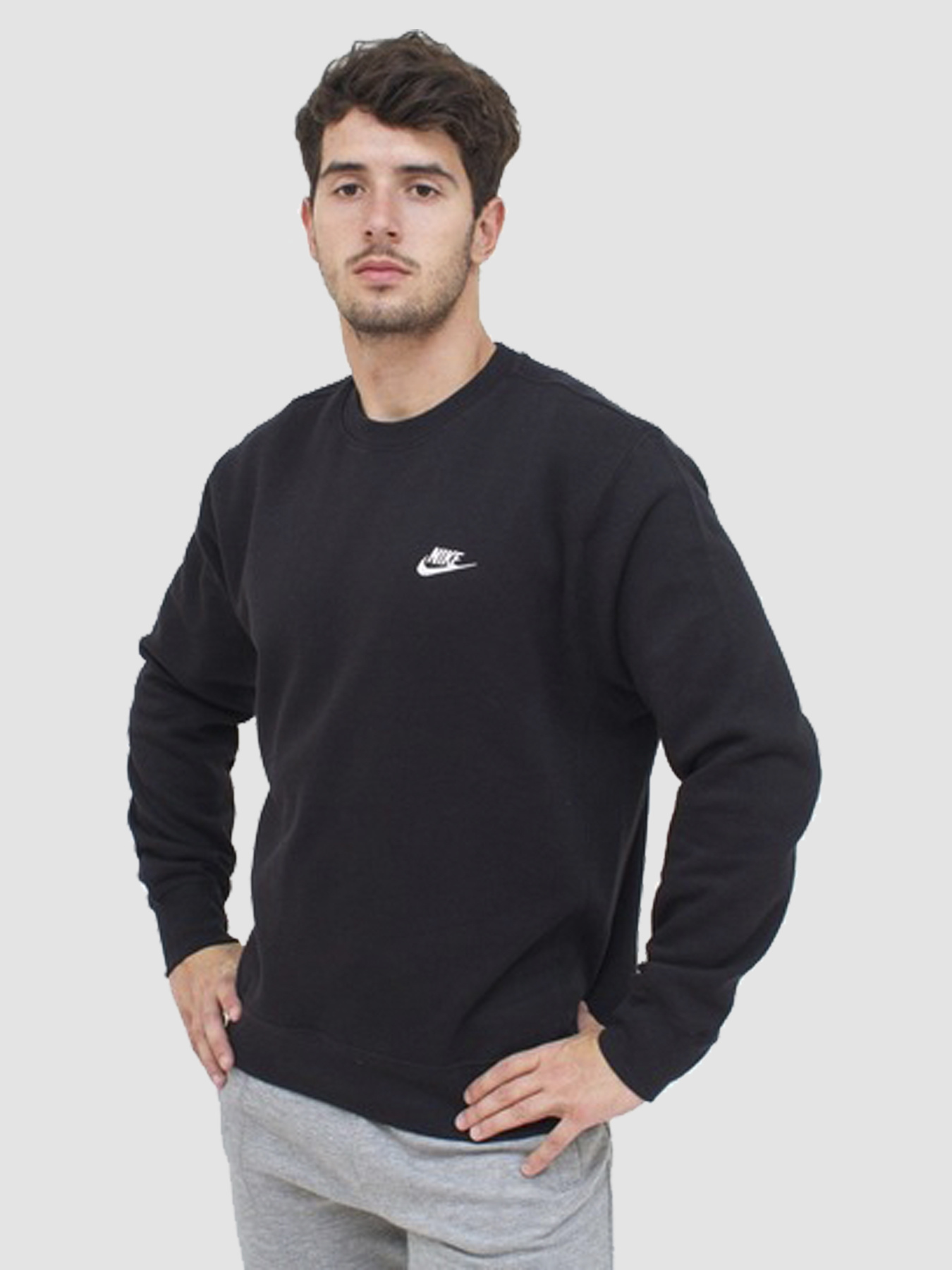 Світшот NIKE M Nsw Club Crw Bb модель BV2662-010 Фото