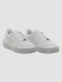 Кроссовки NIKE Air Force 1 Plt.Af.Orm Triple White W модель DJ9946-100 Фото