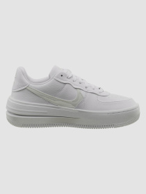 Кроссовки NIKE Air Force 1 Plt.Af.Orm Triple White W модель DJ9946-100 Фото